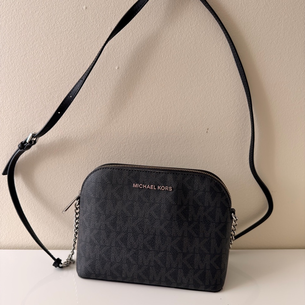 Michael Kors Dark Gray Crossbody Bag